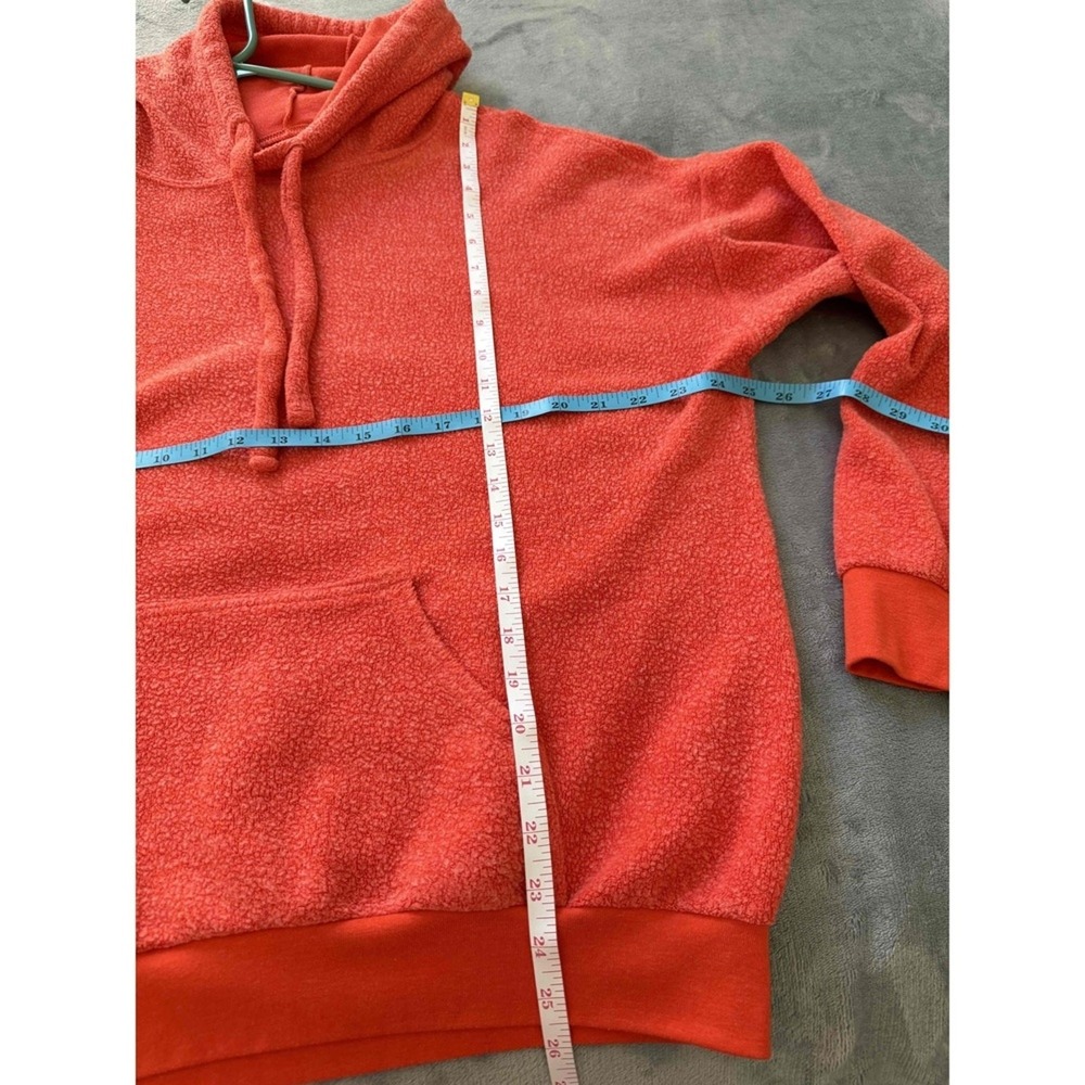 Soft Serve Orange Drawstring Hood Long Sleeves Relaxed Fit Casual Hoodie‎ Large - Picture 7 of 8